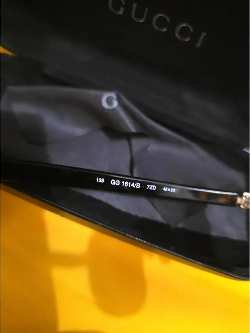 GUCCI GG 1614/S Sunglasses Authentic Men Used